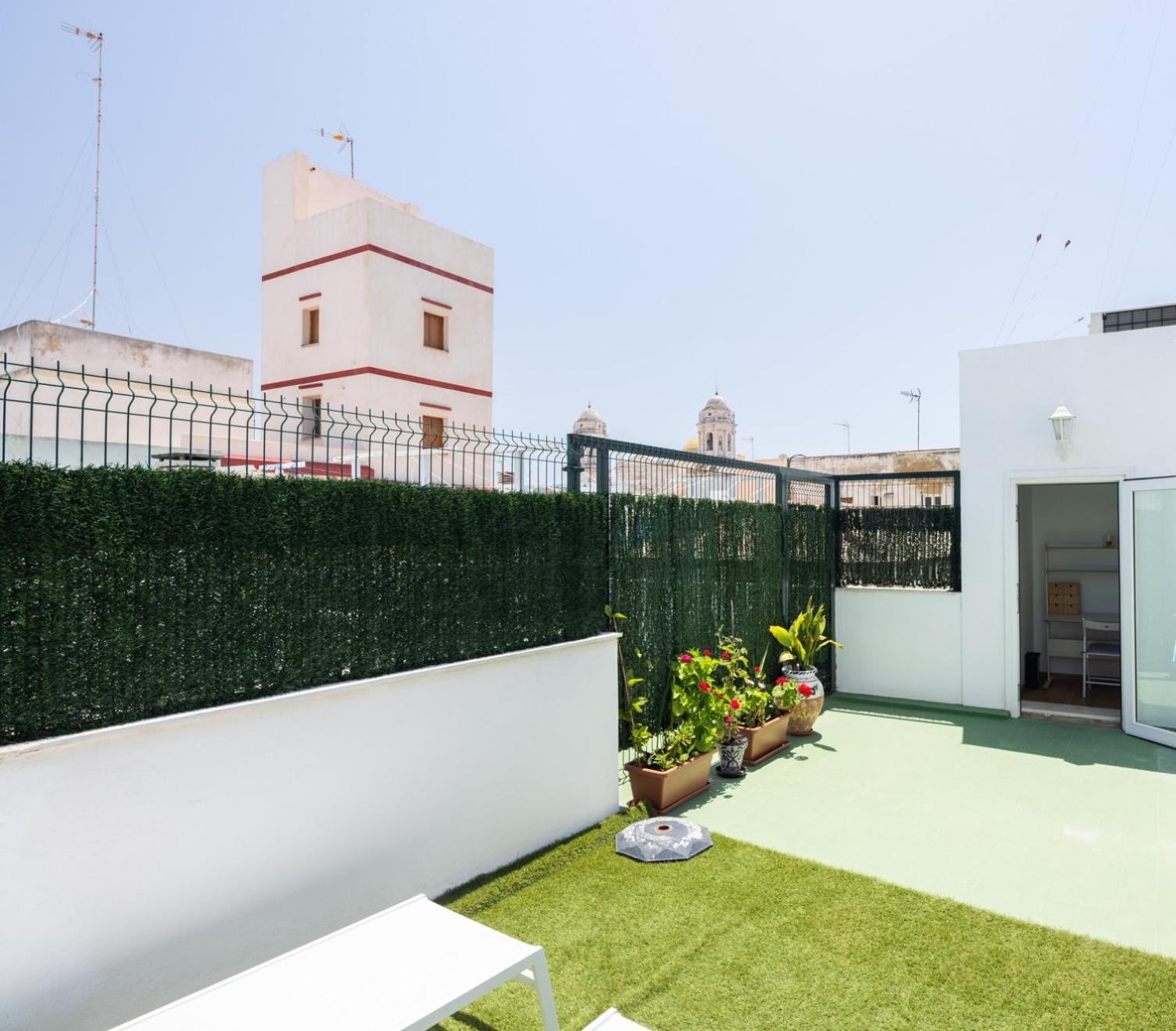 La Terraza De Gades Little Apartments Cádiz Eksteriør bilde